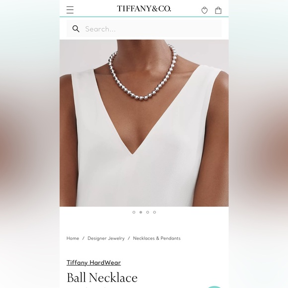 REPOSTING- TIFFANY & CO. ball bracelet and necklace 10mm - Picture 3 of 6